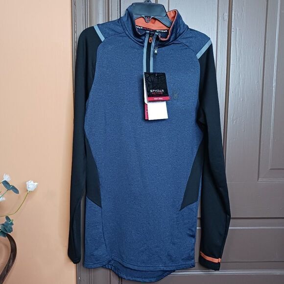 Spyder Active Men's size S Pullover Long Sleeve Shirt - Picture 1 of 9